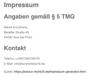 Impressum